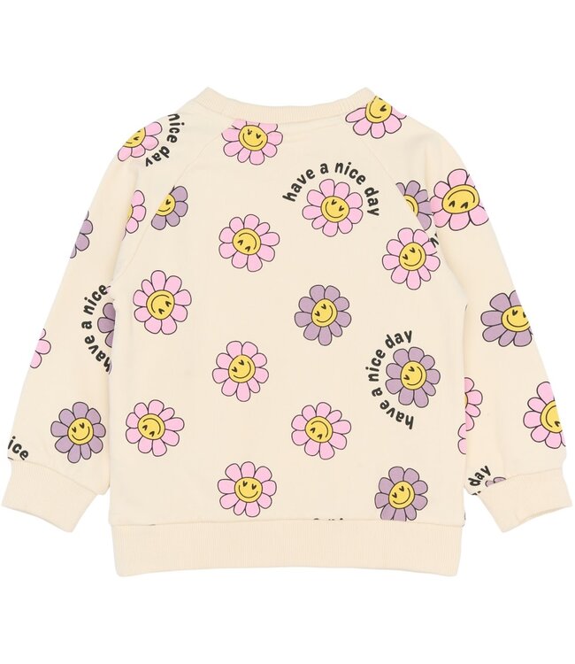 The New TNST6679 TNSTSaga Sweatshirt Gardenia AOP