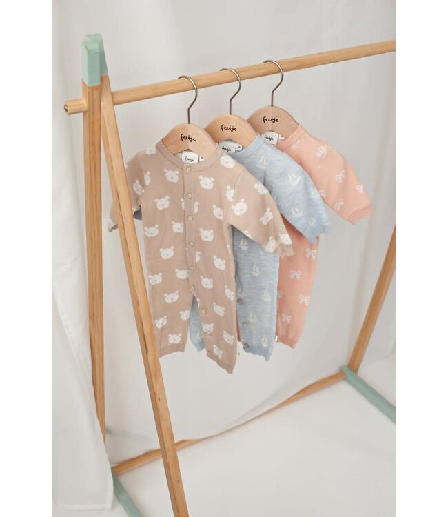 Feetje 50800133 Pak gebreid AO - The Knits Zand melange