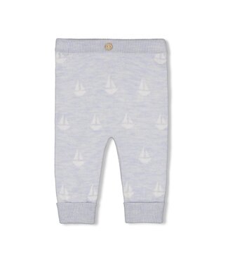 Feetje 52202530 Broek gebreid AO - The Knits Blauw melange