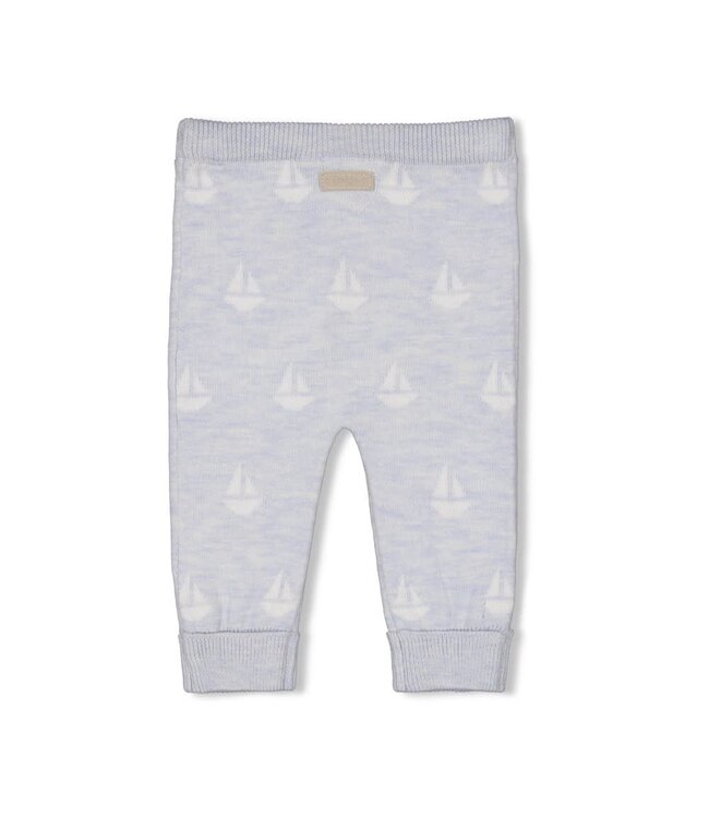 Feetje 52202530 Broek gebreid AO - The Knits Blauw melange