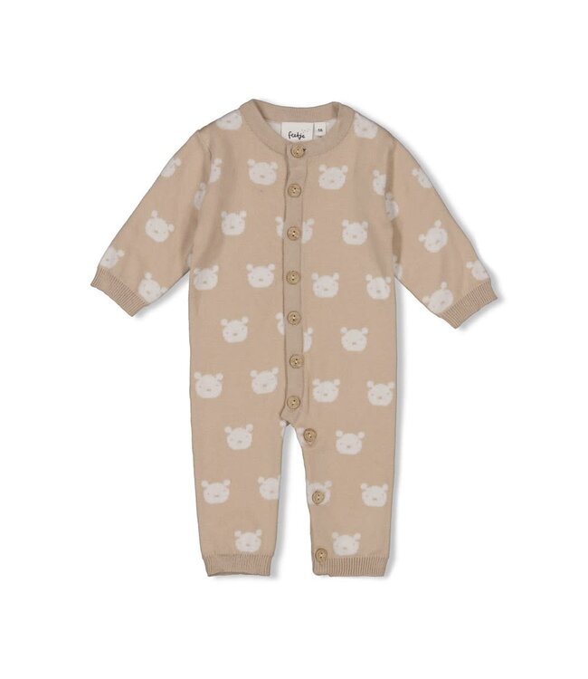 Feetje 50800133 Pak gebreid AO - The Knits Zand melange