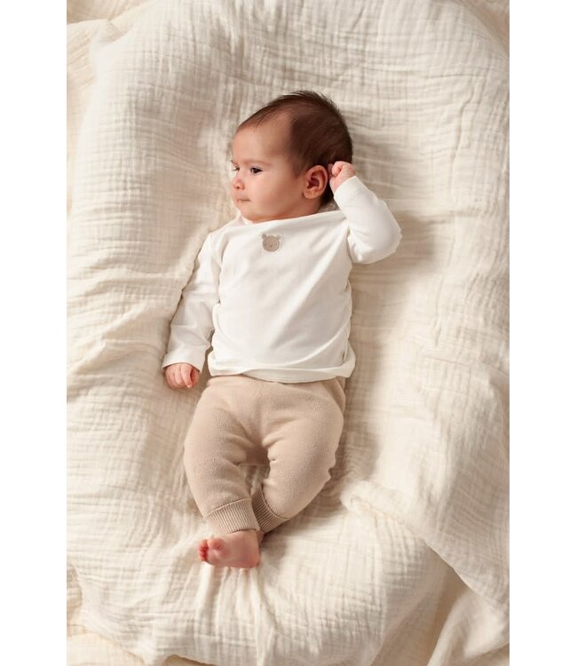 Feetje 52202535 Broek gebreid - The Knits Zand melange