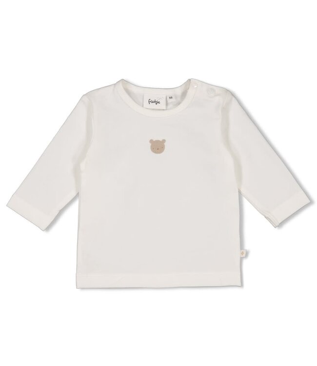 Feetje 51602763 Longsleeve embroidery beer - The Knits Offwhite