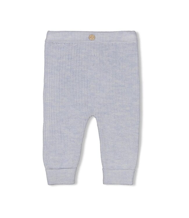Feetje 52202533 Broek gebreid - The Knits Blauw melange