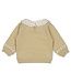 Feetje 51602702 Sweater met kraag relaxed fit - Let Your Dreams Blossom Groen