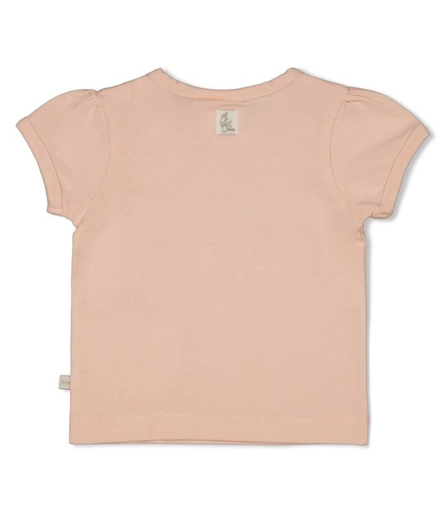 Feetje 51700975 T-shirt - Let Your Dreams Blossom Perzik