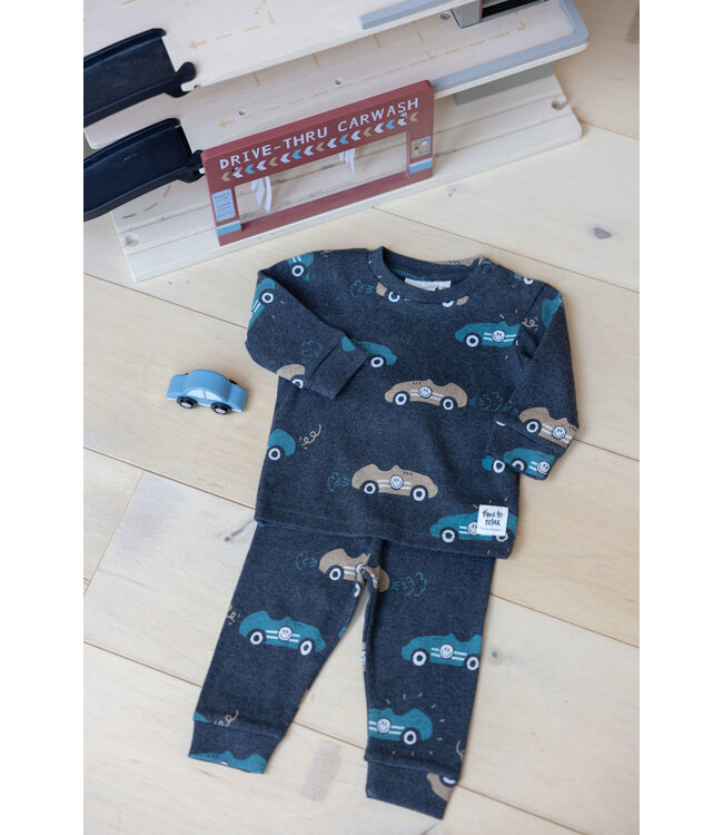 Feetje 50500090 Ricky Racer  Antraciet Melange Premium Sleepwear