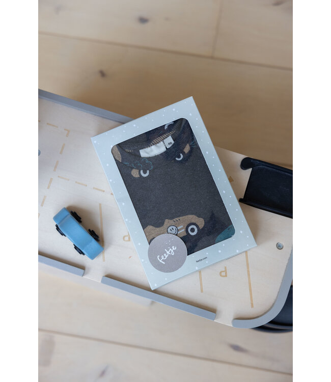 Feetje 50500090 Ricky Racer  Antraciet Melange Premium Sleepwear