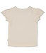 Feetje 51700976 T-shirt met crochet bloem - Let Your Dreams Blossom Offwhite