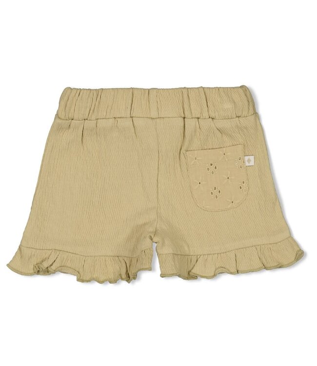 Feetje 52100455 Short crinkle ruches AOP - Let Your Dreams Blossom Groen