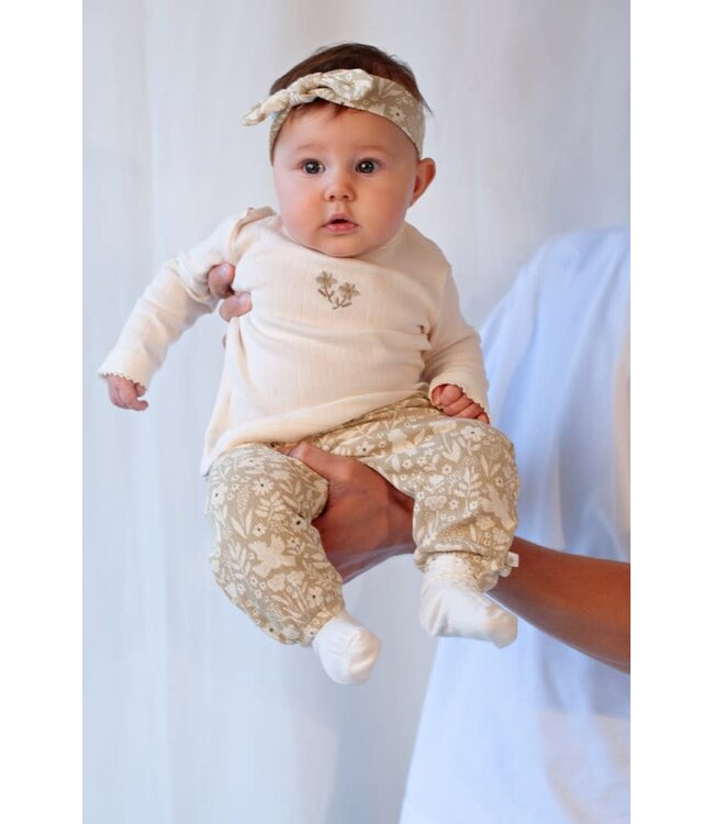 Feetje 50400358 Kniekousen - Let Your Dreams Blossom Offwhite