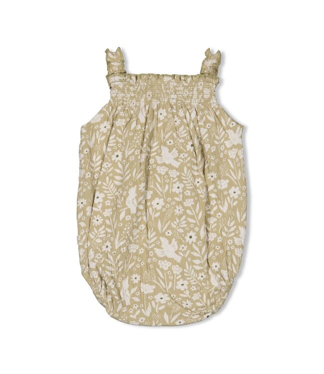 Feetje 51100099 Playsuit crinkle AOP - Let Your Dreams Blossom Groen