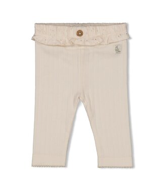 Feetje 52202480 Legging pointelle rib - Let Your Dreams Blossom Offwhite