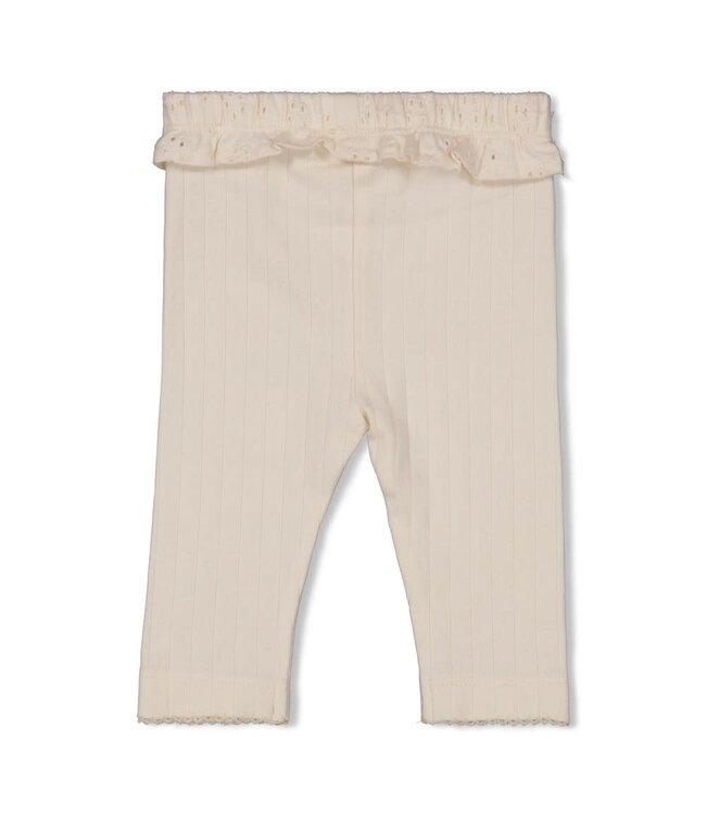 Feetje 52202480 Legging pointelle rib - Let Your Dreams Blossom Offwhite