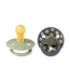 BIBS Pacifier Studio Colour 2 PACK Polka Latex Sage/Iron