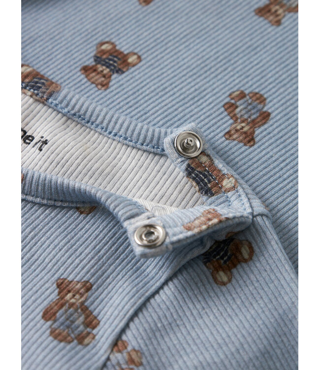 Name it baby 13253568 - NBMDENKAB Romper - Blue Fog
