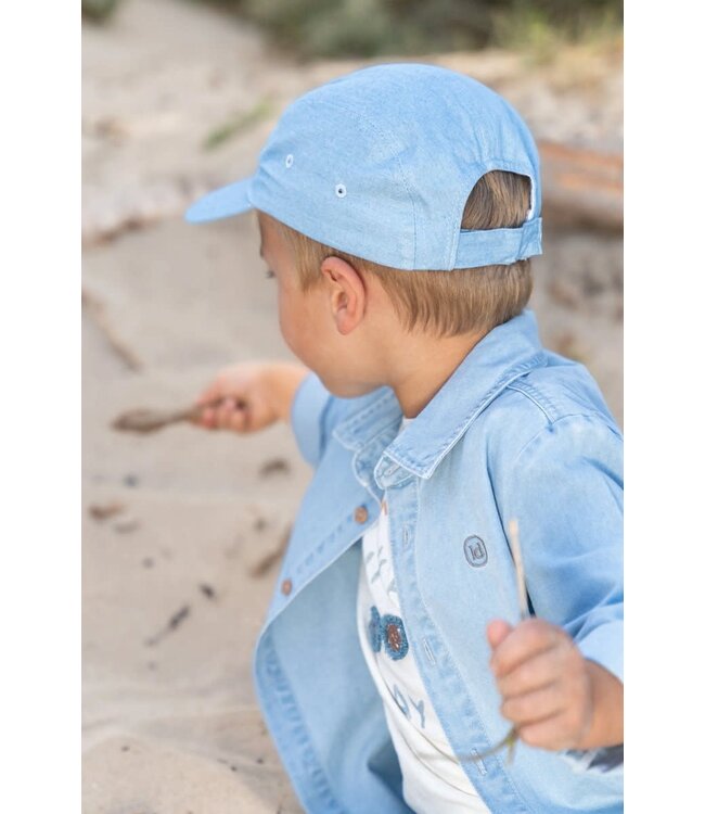 Little Dutch CL2602912 Pet denim met opdruk HEY