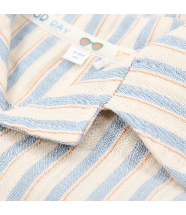 Little Dutch CL260216 Blouse korte mouw Multi Stripe