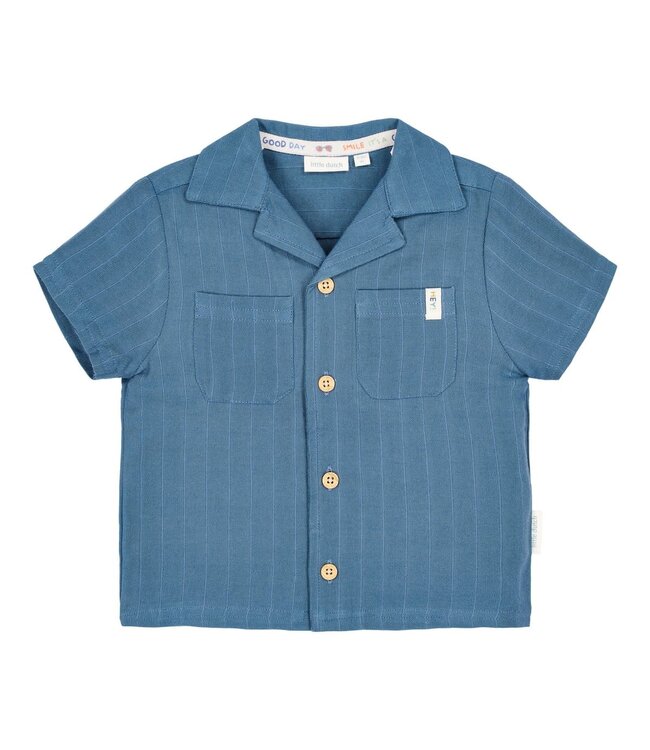 Little Dutch CL260216 Blouse korte mouw Indigo