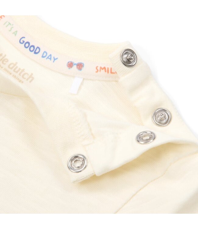 Little Dutch CL2602113 T-shirt korte mouw Creme