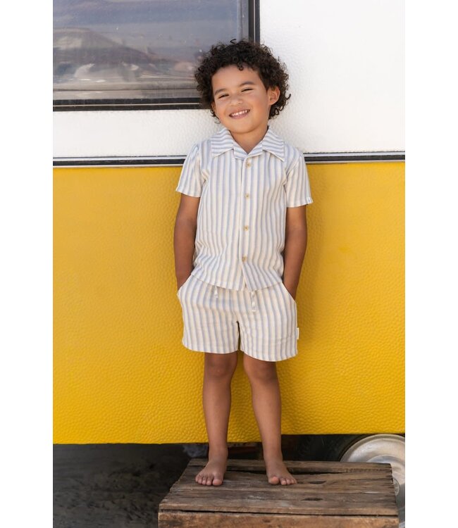 Little Dutch CL260216 Blouse korte mouw Multi Stripe