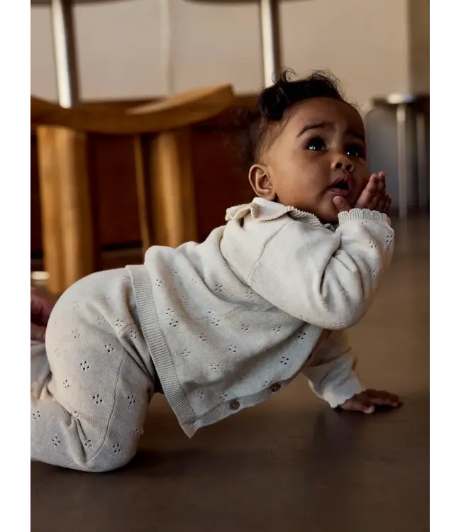 Name it baby NBFDIAME LS KNIT CARD 13253786 Peyote Melange