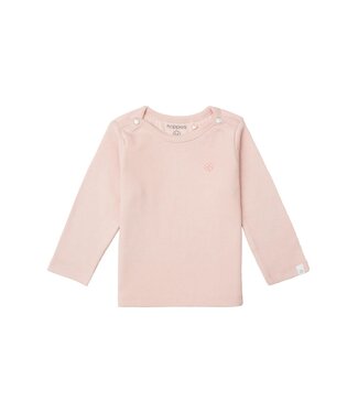Noppies Rib tee longsleeve rose smoke 34N0013