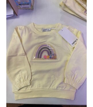 Name it mini NMFDOTTANA LS SWEAT 13253645 Pear Sorbet