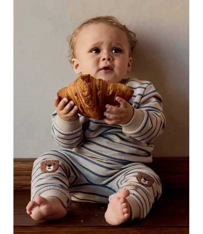 Name it baby NBMDADDEL LS SWEAT 13253573 Chateau Gray