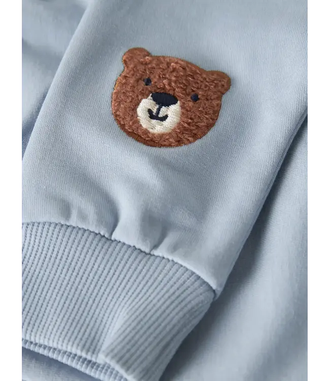 Name it baby NBMDADDEL SWEAT PANT 13253572 Blue Fog