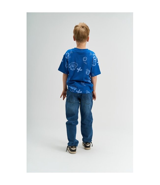 The New TN6924 TNSpencer OS S_S Tee True Blue AOP