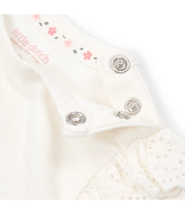 Little Dutch T-shirt korte mouw wit  CL2602
