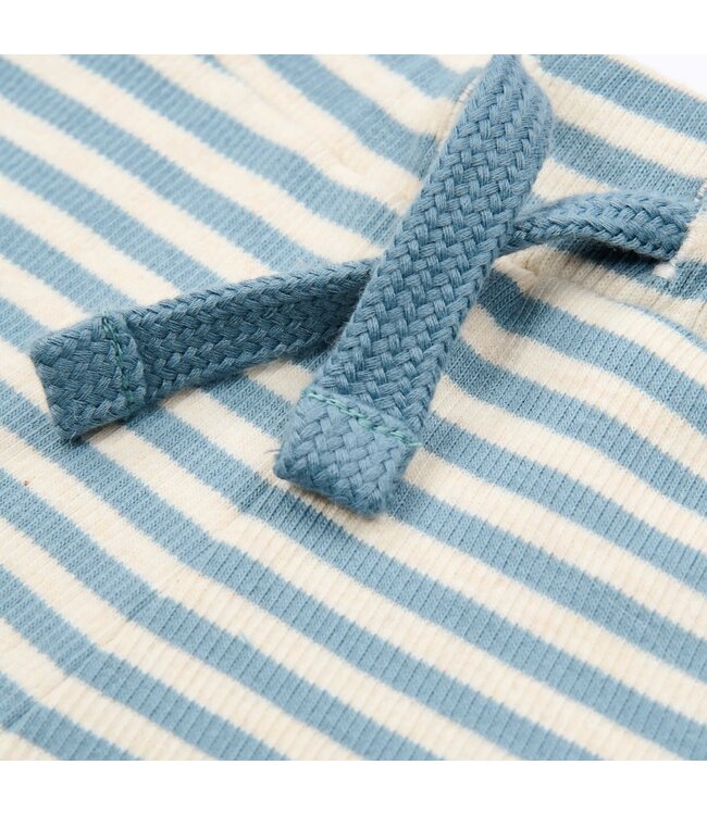 Little Dutch Korte broek blauw Stone Blue stripe  cl2602