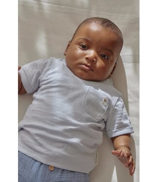 Little Dutch T-shirt korte mouw blauw Baby Blue CL2602