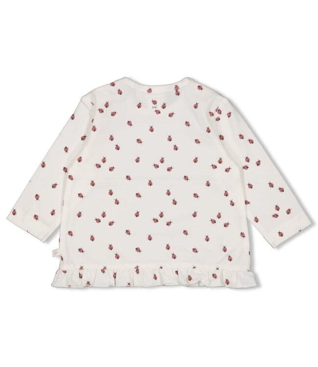 Feetje 51602710 Longsleeve AOP - Ladybug Offwhite