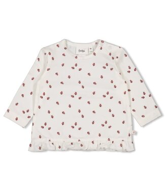 Feetje 51602710 Longsleeve AOP - Ladybug Offwhite