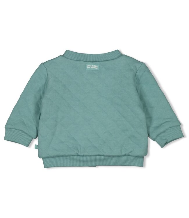 Feetje 51300555 Omkeerbaar bomberjack - You Croc my World Zeegroen