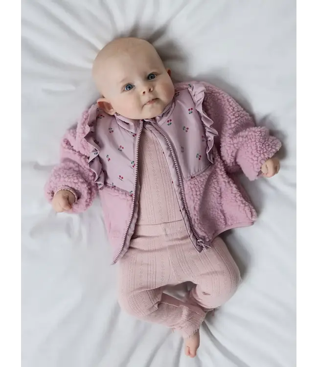 Name it baby NBFMINNA SHERPA JACKET 13250675 Keepsake Lilac