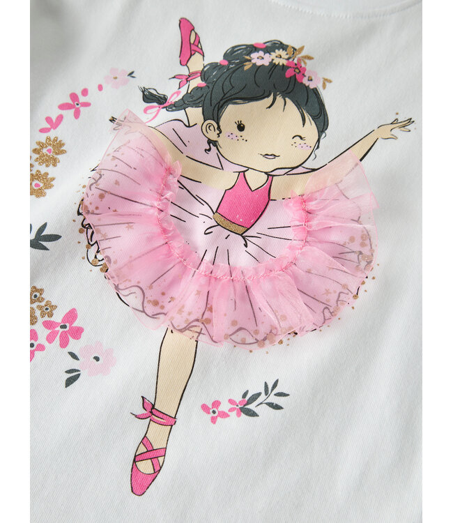 Name it mini 13253658 - NMFDEPPA SS TOP - Bright White