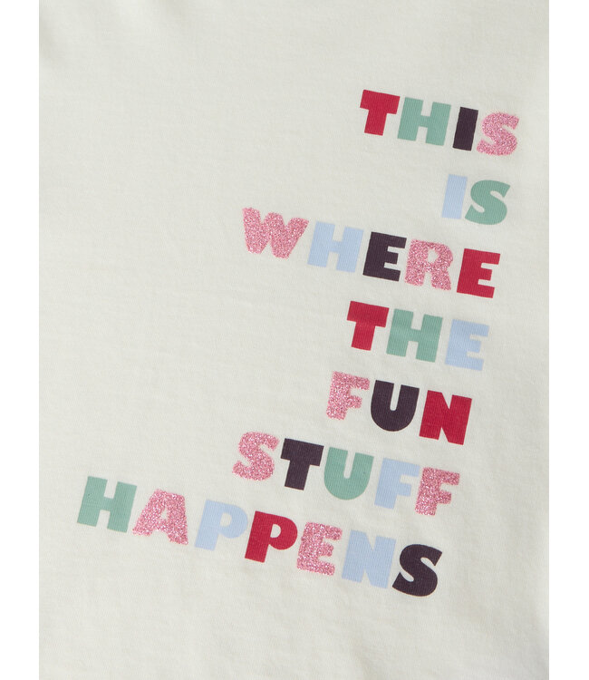 Name it mini 13251485 - NMFBELINA SS NREG TOP - Gardenia