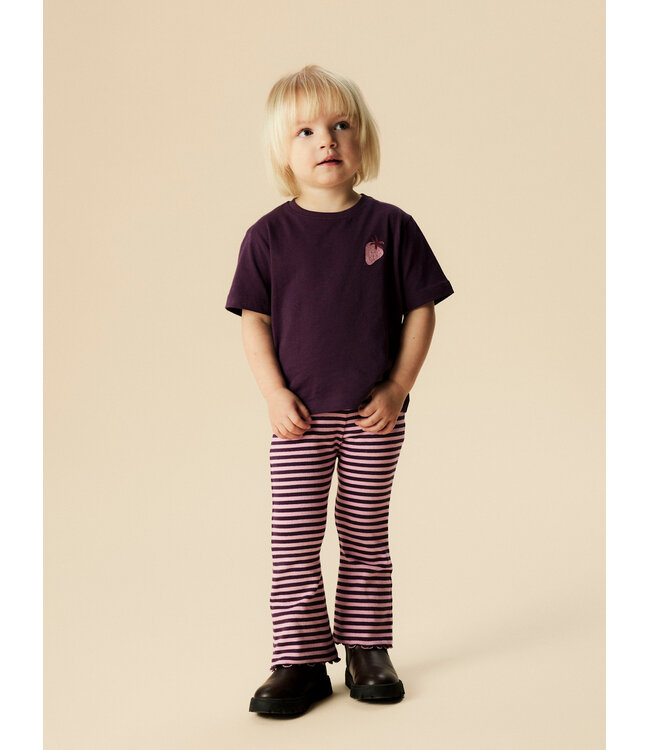 Name it mini 13251485 - NMFBELINA SS NREG TOP - Blackberry Wine