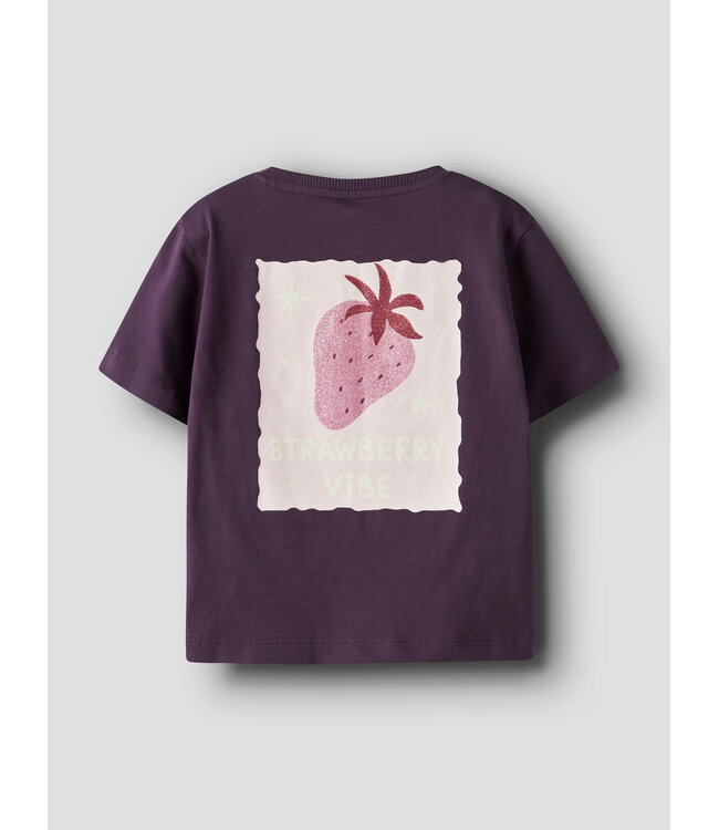 Name it mini 13251485 - NMFBELINA SS NREG TOP - Blackberry Wine