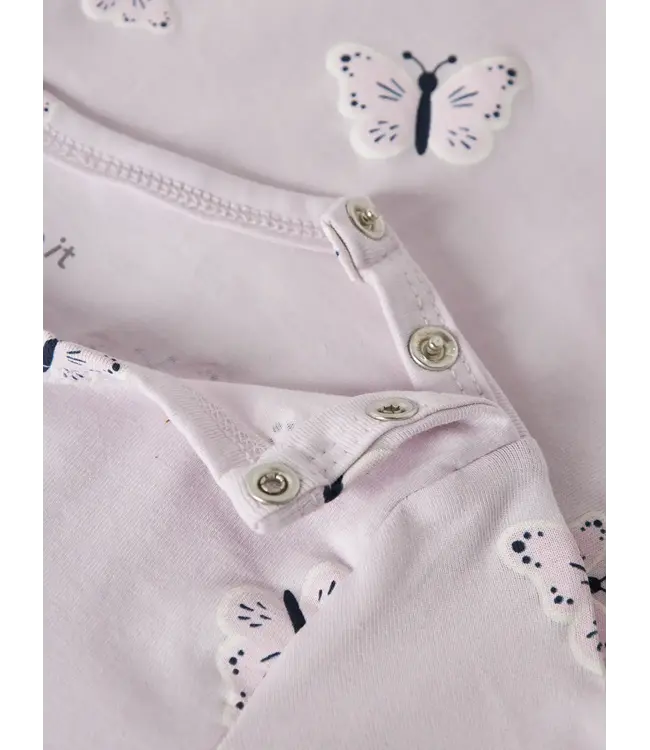 Name it baby NBFVANDORA SUNSUIT BOX - Lavender Fog/Butterfly