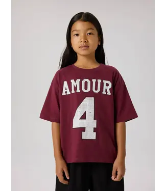 Name it Boxy t-shirt - Burgundy