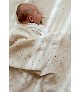Little Dutch Swaddle doek hydrofiel 120x120 - Little Goose