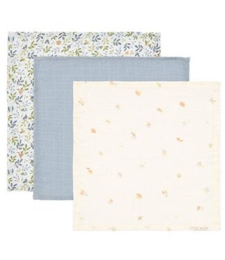 Little Dutch Monddoekjes set - Blauw - Forest Friends