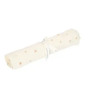 Little Dutch Swaddle - Wit - Maat 120 cm - Forest Friends - Forest Treasures
