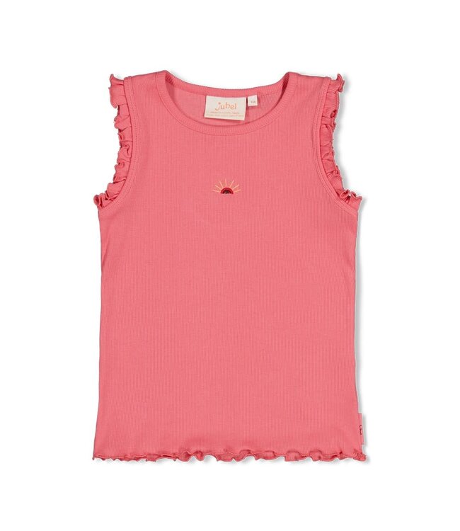 Jubel 91700438 Singlet rib - Salsa Sunset Roze