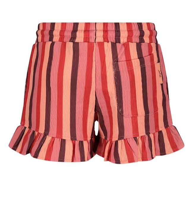 Jubel 92100151 Short streep seersucker - Salsa Sunset Zalm