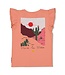 Jubel 91700436 T-shirt met backprint - Salsa Sunset Zalm